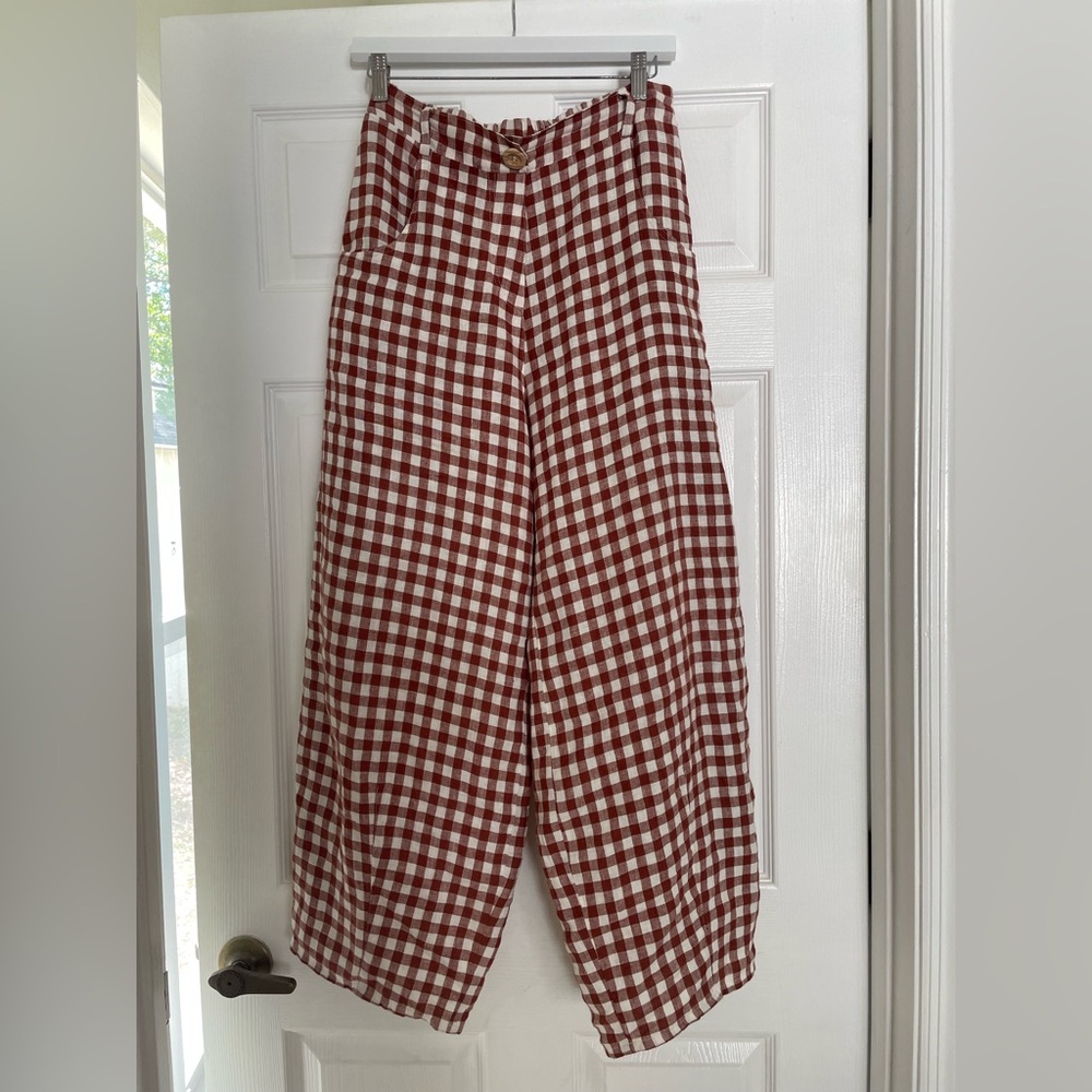 Linenfox Frankie Barrel Linen Pants